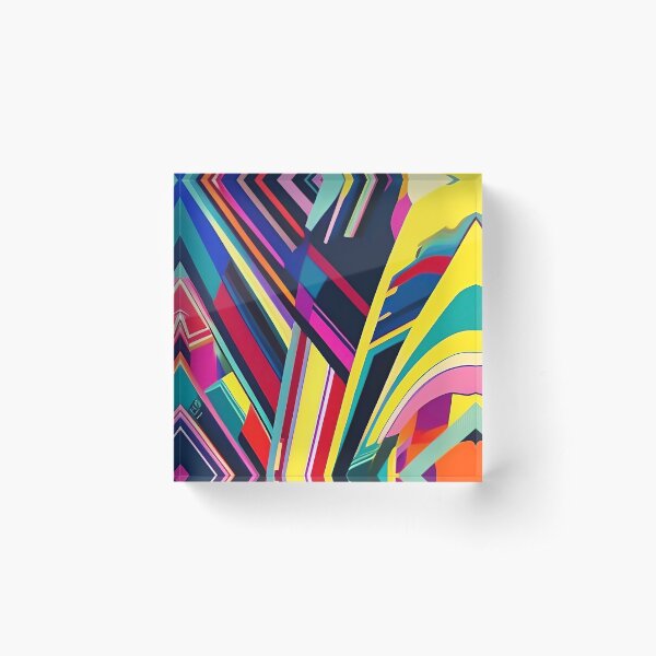 Item preview, Trendy Colorful Geometric Shapes Cool Abstract Pattern designed and sold by CattlettArt.