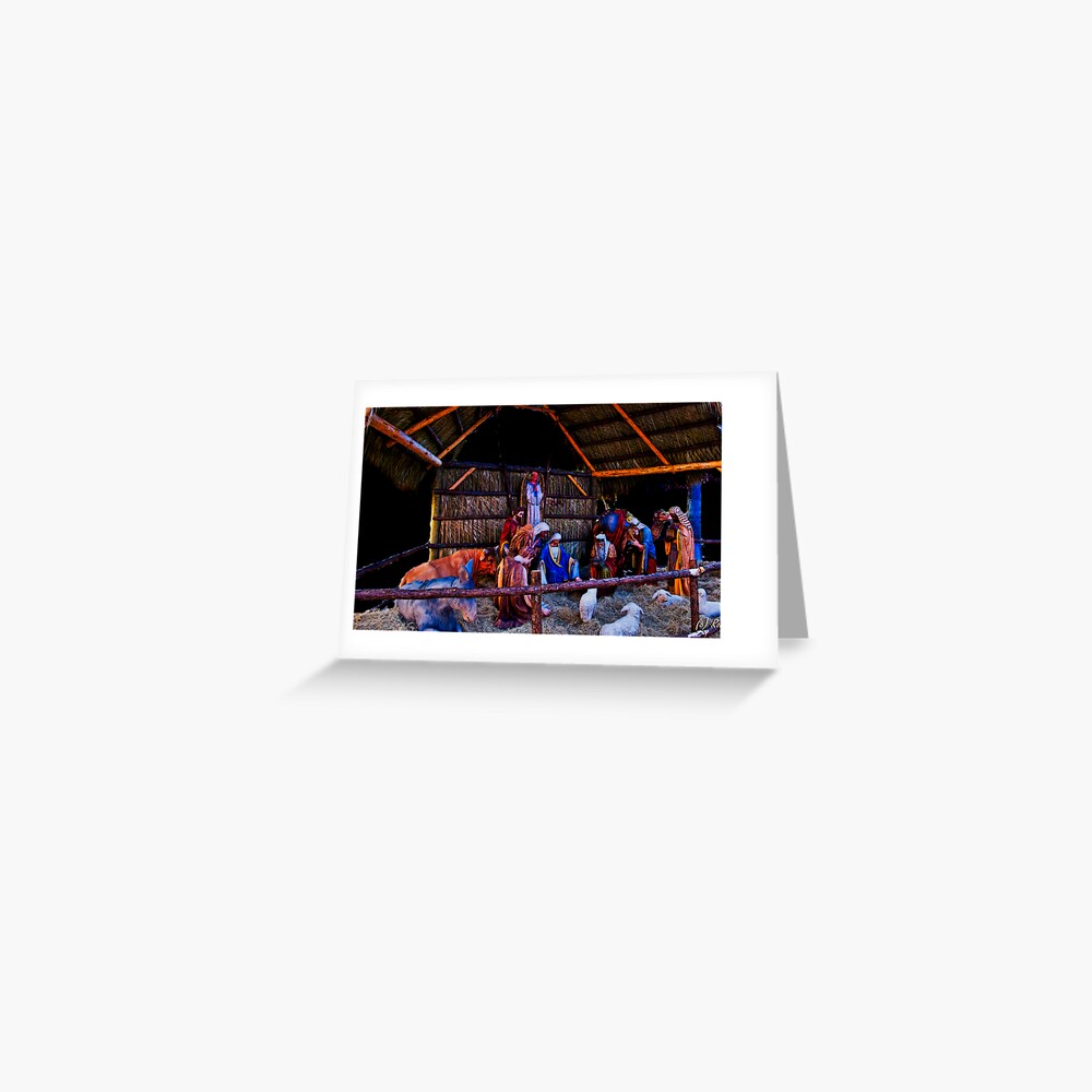 Nativity Scene Greeting Card