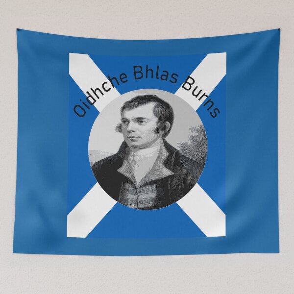 Item preview, Robbie Burns - In Grey Oidhche Bhlas Burns And Saltire designed and sold by taiche.