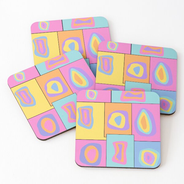 Item preview, Wassily Kandinsky - Several squares and rectangles design - Colorful and Beautiful Art  designed and sold by Basma Store.