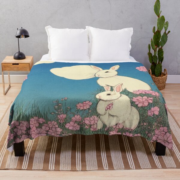 Item preview, Just A Rabbit Girl with Cute Floral Rabbit Bunny Mom Happy Mothers Day Beautiful Sisters Platonic Friendship designed and sold by wigobun.