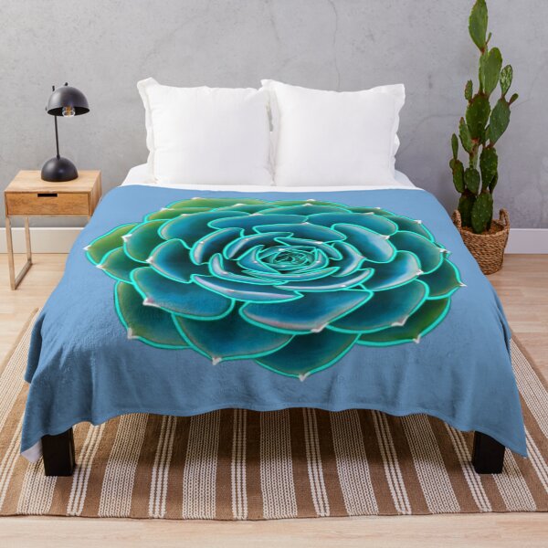 Item preview, Blue Green Leafed Succulent Plant for Garden Lovers designed and sold by EschatonGarden.