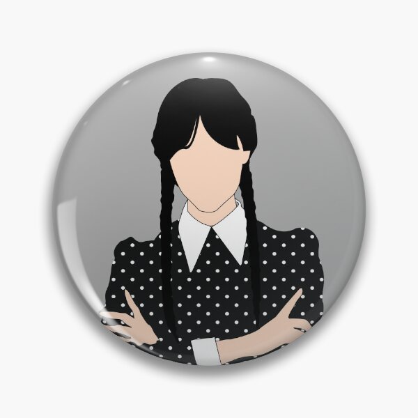 Item preview, Wednesday Addams Netflix Jenna Ortega Cute Fanart designed and sold by XXRebellion.