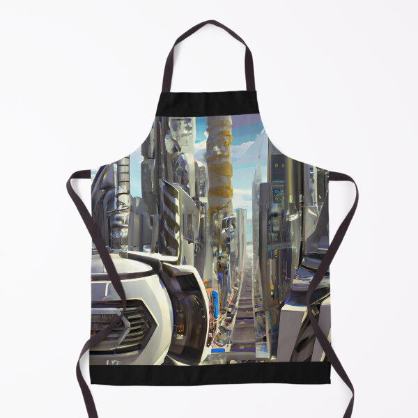 Item preview, Day View Of Cyberpunk City - Main Corridor designed and sold by Chubuter.