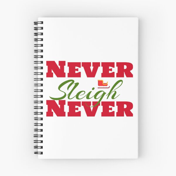 Item preview, Never Sleigh Never designed and sold by saskadventurer.