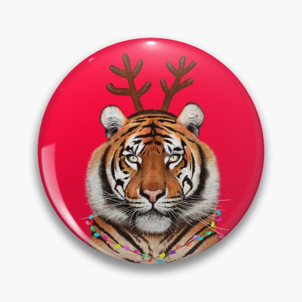 Item preview, Christmas tiger designed and sold by Valeriya Korenkova Kodamorkovkart.
