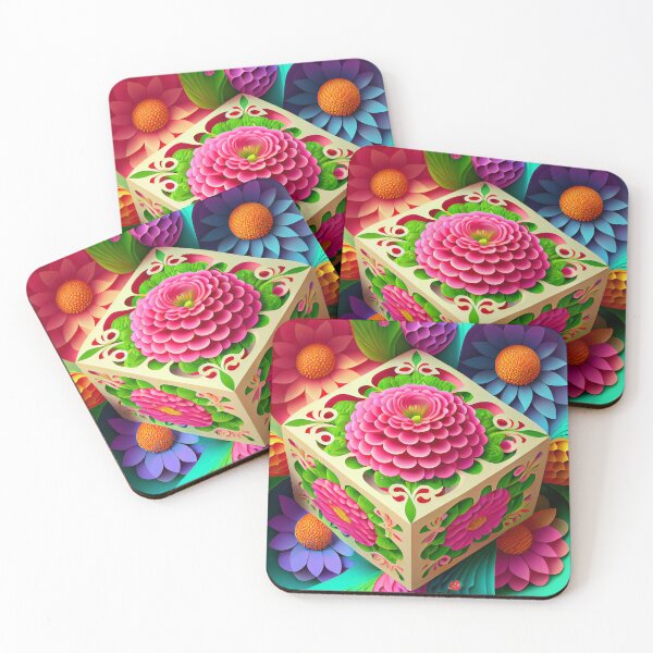 Item preview, Flowery 3d world (4/4) designed and sold by sabantha.