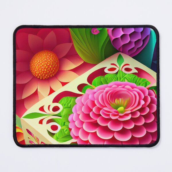 Item preview, Flowery 3d world (4/4) designed and sold by sabantha.