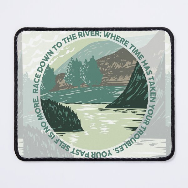 Item preview, Race down to the river; where time has taken your troubles- Missouri designed and sold by studioarchive.