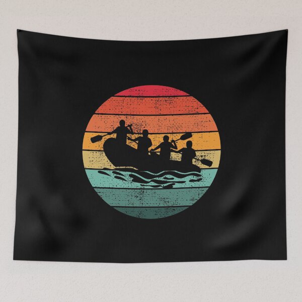Item preview, Vintage Retro Rafting Raft Rafter River Paddle designed and sold by TastefulTees.