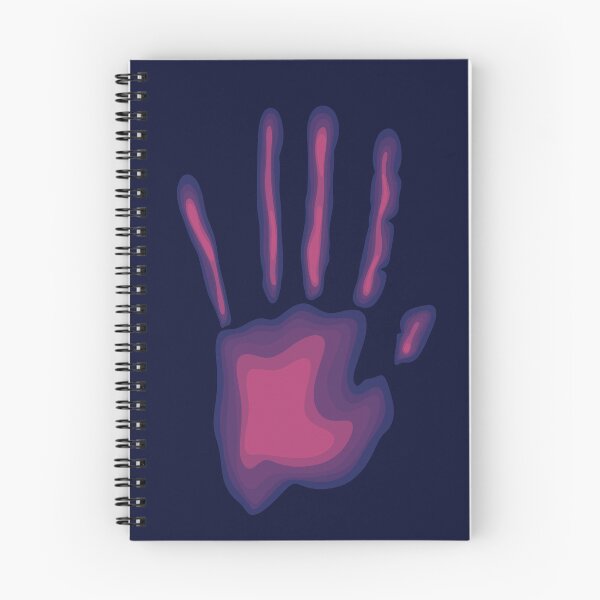 Item preview, Palm print.Heat trace.Abstract background with palm.Gradient on palm.Futurism and fantasy designed and sold by Anhen-new-style.