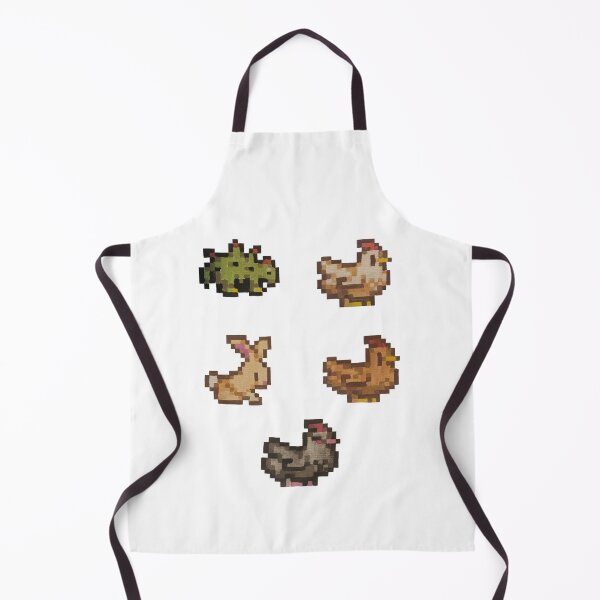 Item preview, Hand Painted Watercolor Video Game Coop Animals  designed and sold by dwarkch.