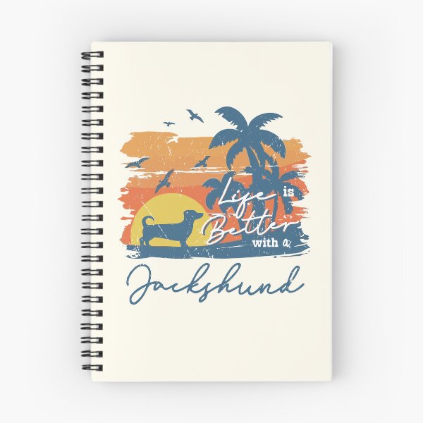 Item preview, Life is Better With Jackshund Beach Sunset Retro Vintage designed and sold by rafaeltto.