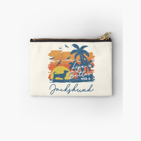 Item preview, Life is Better With Jackshund Beach Sunset Retro Vintage designed and sold by rafaeltto.