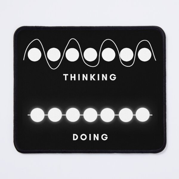 Item preview, Thinking vs Doing designed and sold by FOREVER Motivated.