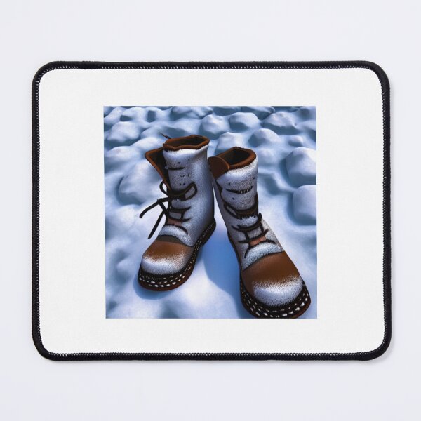 Item preview, Boots on the snow. designed and sold by agnemarc.