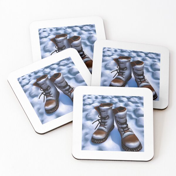 Item preview, Boots on the snow. designed and sold by agnemarc.
