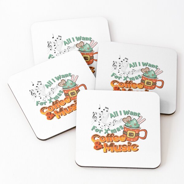Item preview,  All I Want For Christmas Is Coffee And Music designed and sold by GeeHanz.