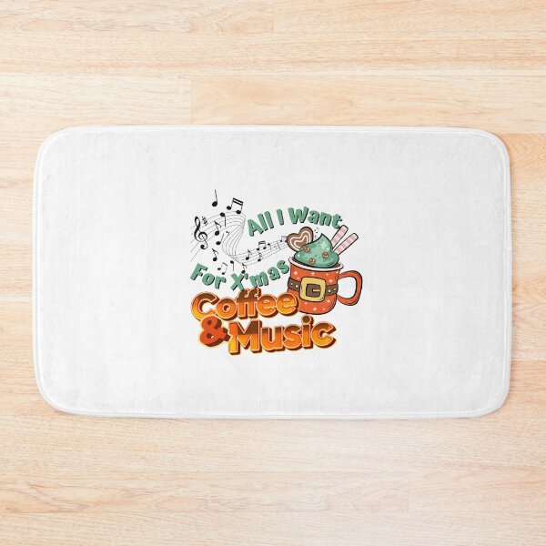 Item preview,  All I Want For Christmas Is Coffee And Music designed and sold by GeeHanz.