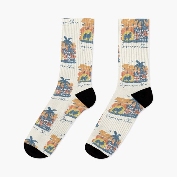 Item preview, Life is Better With Japanese Chin Beach Sunset Retro Vintage designed and sold by rafaeltto.