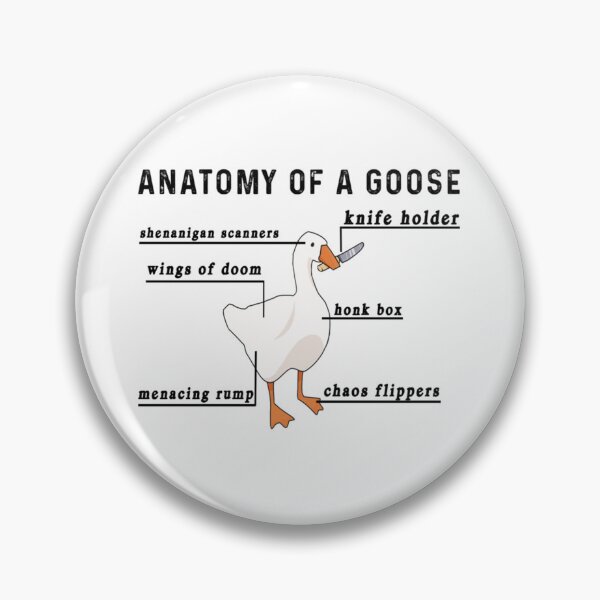 Item preview, Anatomy Of A Goose    designed and sold by quaztdsgstudio.