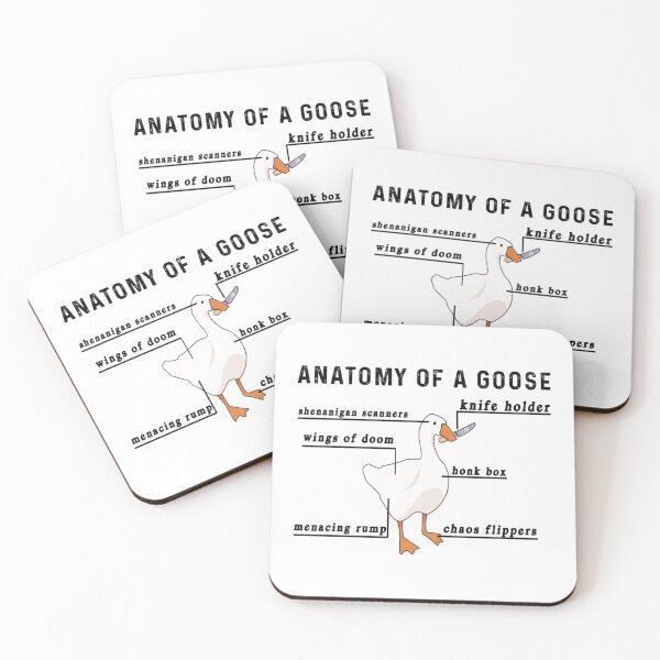 Item preview, Anatomy Of A Goose    designed and sold by quaztdsgstudio.