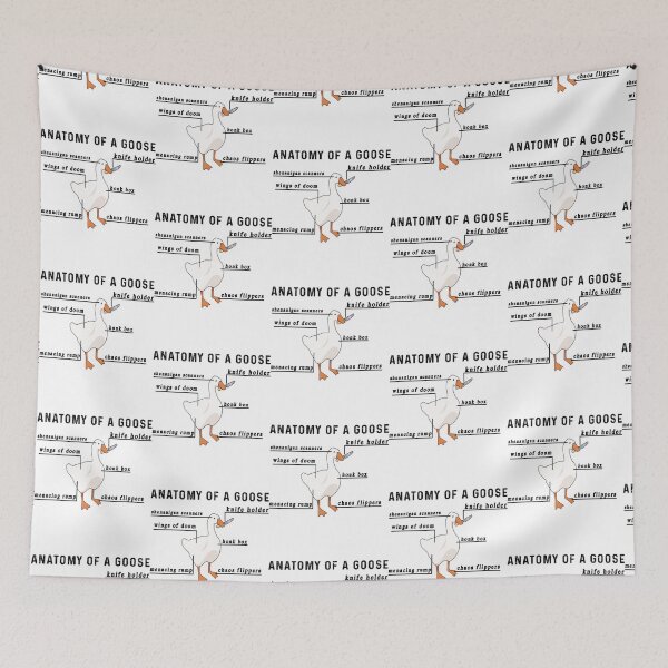 Item preview, Anatomy Of A Goose    designed and sold by quaztdsgstudio.