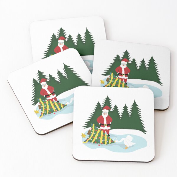 Item preview, Drag the Christmas Tree to the Pond    designed and sold by quaztdsgstudio.