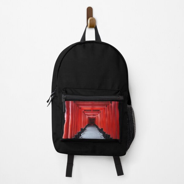 Item preview, Walking Through the Iconic Torii Gate Tunnel of Fushimi Inari Shrine in Kyoto designed and sold by Heian Owl.