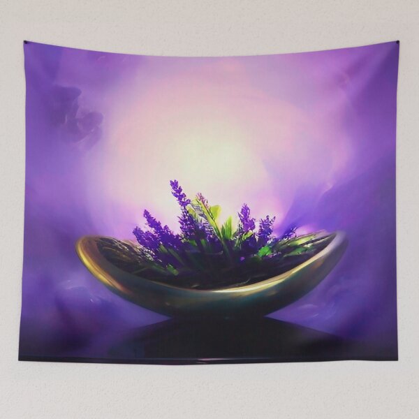 Item preview, Lavender Floral Arrangement with Stunning Sunset Backdrop  designed and sold by deniselynnimage.