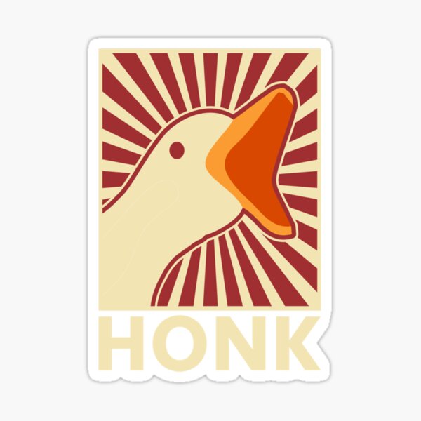 HONK - Retro Vintage    Sticker