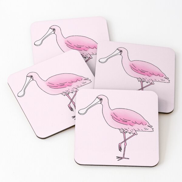 Item preview, Pink Spoonbill designed and sold by BundaBear.