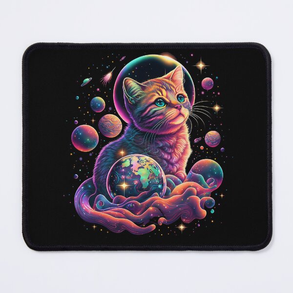 Item preview, Cosmic Cat Galactic Neon Design designed and sold by AwakenedSoul.