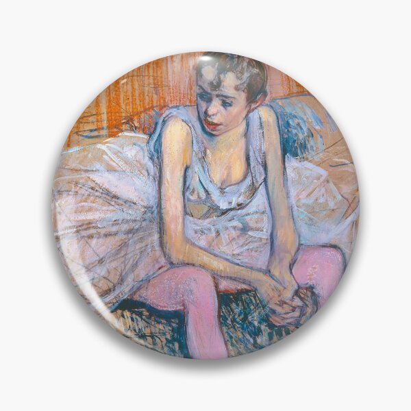 Item preview, HD Henri de Toulouse-Lautrec - Seated Ballet Dancer designed and sold by Go Logo Designs.