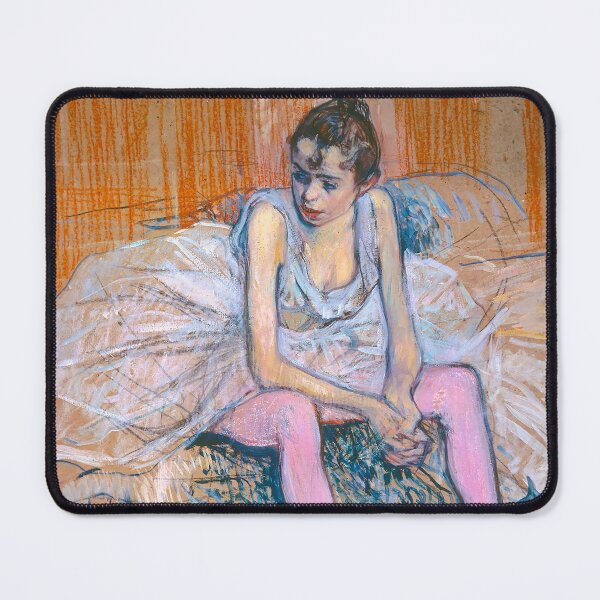 Item preview, HD Henri de Toulouse-Lautrec - Seated Ballet Dancer designed and sold by Go Logo Designs.