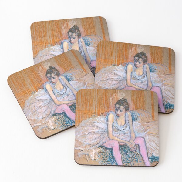 Item preview, HD Henri de Toulouse-Lautrec - Seated Ballet Dancer designed and sold by Go Logo Designs.