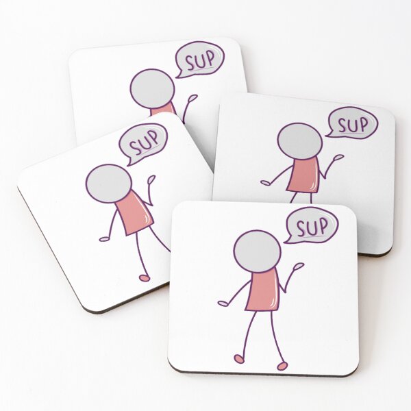 Item preview, Simple Guy Saying Sup (red) designed and sold by okkayve.