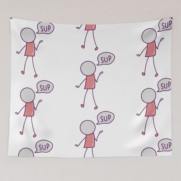 Item preview, Simple Guy Saying Sup (red) designed and sold by okkayve.
