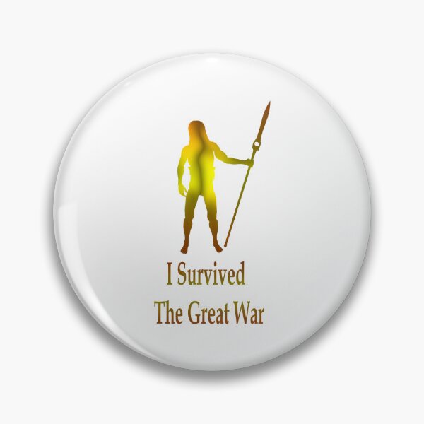 Item preview, best I Survived The Great War spear manbest USA designed and sold by SharkCoDesigns.