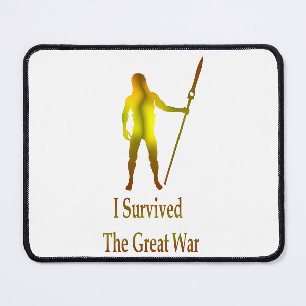 Item preview, best I Survived The Great War spear manbest USA designed and sold by SharkCoDesigns.