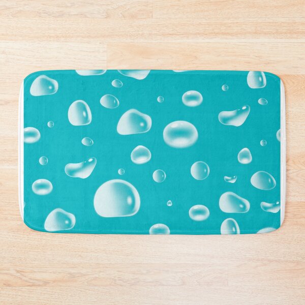 Item preview, Playful drops of water design In light blue designed and sold by mcb-jp.
