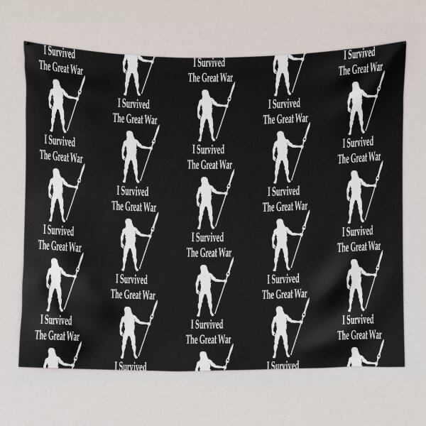 Item preview, best I Survived The Great War spear man white best USA designed and sold by SharkCoDesigns.