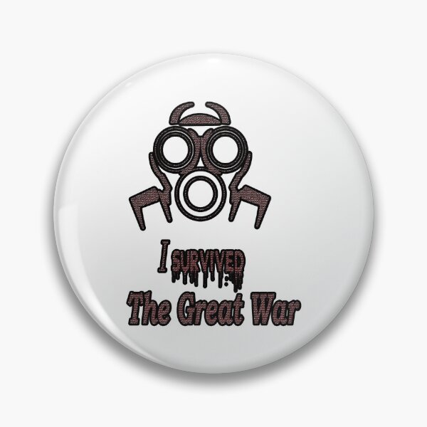 Item preview, best I Survived The Great War war mask black and whitebest USA designed and sold by SharkCoDesigns.