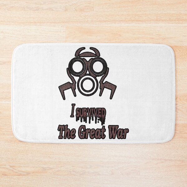 Item preview, best I Survived The Great War war mask black and whitebest USA designed and sold by SharkCoDesigns.