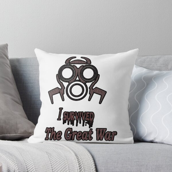 Item preview, best I Survived The Great War war mask black and whitebest USA designed and sold by SharkCoDesigns.
