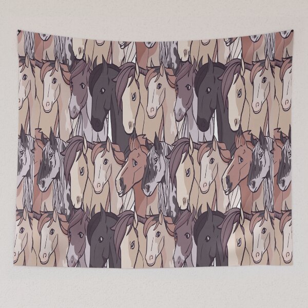 Item preview, Diseño lindo del patrón de la granja de caballos designed and sold by Best Pattern⭐⭐⭐⭐⭐.