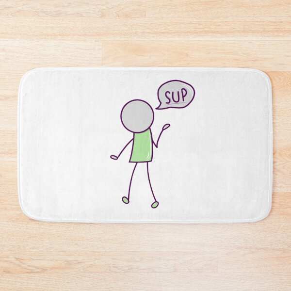 Item preview, Simple Guy Saying Sup (green) designed and sold by okkayve.
