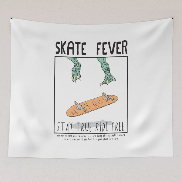 Item preview, Skate Fever Stay True Ride Free designed and sold by zoripet Store.