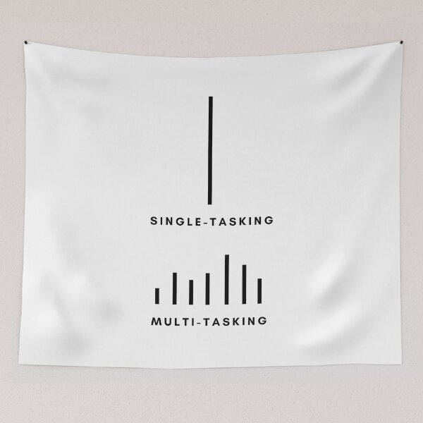 Item preview, Single vs Multi-Tasking designed and sold by FOREVER Motivated.