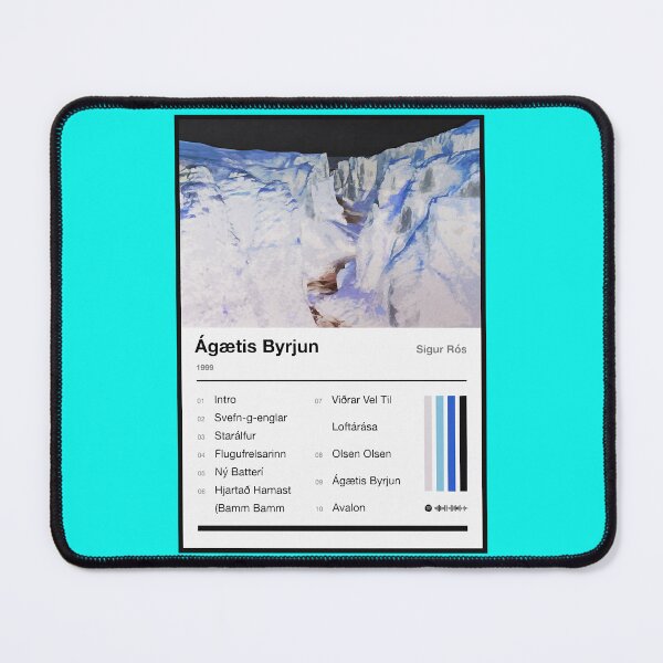 Item preview, ÃgÃ¦tis Byrjun Tracklist designed and sold by ShopThreadHouse.